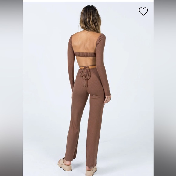 Princess polly Sabrina set in brown - Picture 2 of 6